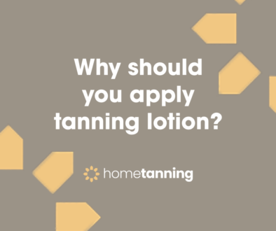 why should you apply tanning lotion before your home sunbed session