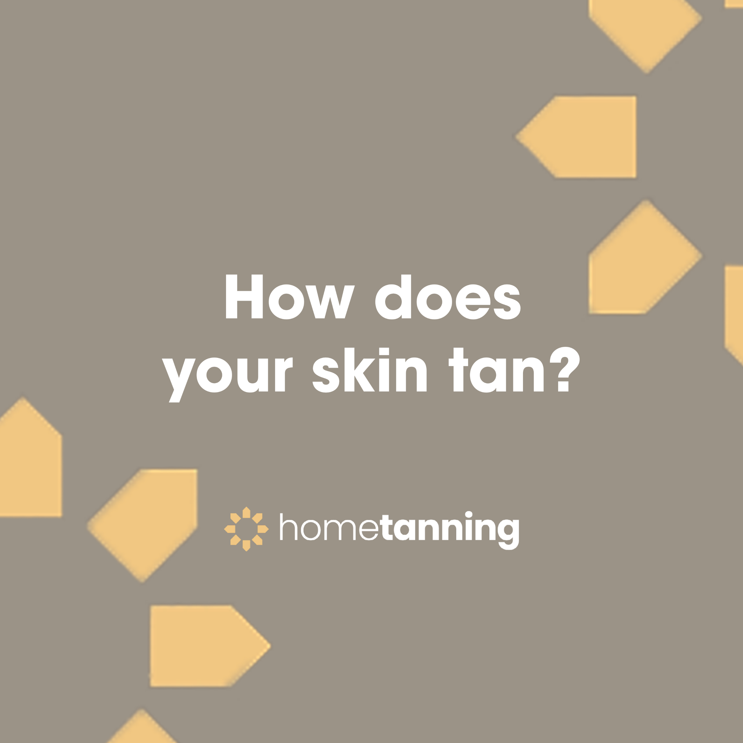 how does skin tan